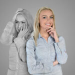 image of reactive and proactive woman