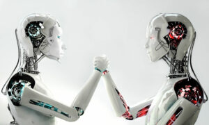 Robots representing differences between men and women