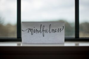 practicing mindfulness