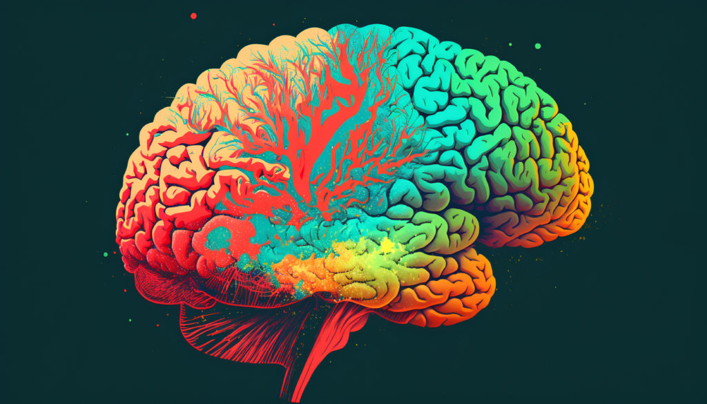 diagram of the brain